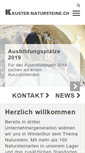 Mobile Screenshot of kuster-natursteine.ch
